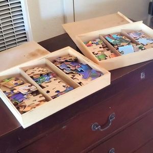 PJ Mask puzzle set and a Paw Patrol puzzle set